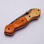 Handmade Damascus Folding Pocket knife Hunting knife 100% Handmade Damascus