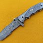 Handmade Damascus Folding Pocket knife Hunting knife 100% Handmade Damascus