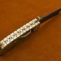 8'' Handmade Damascus Folding Pocket knife Hunting knife 100% Handmade Damascus