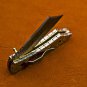 8'' Handmade Damascus Folding Pocket knife Hunting knife 100% Handmade Damascus