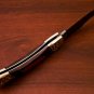 9" Handmade Damascus Folding Pocket knife Hunting knife 100% Handmade Damascus
