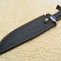 15.5'' Custom Hand Made Forged Hunter Knife Damascus Steel Bowie Knife Handle Sheep Horn
