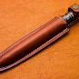 10" Damascus Fixed Blade Knife Handmade Tri Dagger Hand Forged Twisted Pattern Kris Blade new 212
