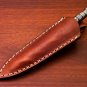 6.5" Damascus Fixed Blade Knife Handmade Tri Dagger Hand Forged Twisted Pattern Kris Blade new 1081