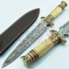 Custom Hand Made Knife Vintage Knife Hand Forged Steel 1095 Knife Hunting Bowie Knife Fixed Blade