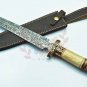 Custom Hand Made Knife Vintage Knife Hand Forged Steel 1095 Knife Hunting Bowie Knife Fixed Blade