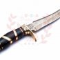 13.5" Coustom handmade Forged Damascus Steel Hunting knife 100% Handmade Damascus Steel