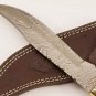 12" Inch Custom HandMade Forged Damascus Steel Hunting Bowie Fixed Blade