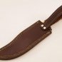 12" Inch Custom HandMade Forged Damascus Steel Hunting Bowie Fixed Blade