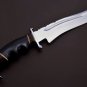 Handmade D2 Custom Steel Hunting Bowie Knife Fixed Blade with Leather sheath 1089