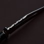 Handmade D2 Custom Steel Hunting Bowie Knife Fixed Blade with Leather sheath Handle Bull Horn