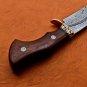 17.5" Coustom handmade Forged Damascus Steel Hunting knife 100% Handmade Damascus