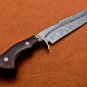 17.5" Coustom handmade Forged Damascus Steel Hunting knife 100% Handmade Damascus