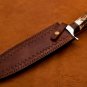 Handmade D2 Steel knife Hunting knife 100% Handmade D2 Steel Handle Deer Antler with leather Sheath