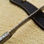 Custom Hand Made Forged Knife Damascus Steel Knife Handle Kow Wood With Leather Sheath 477