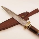 16" Inch Custom HandMade Forged Damascus Steel Hunting DAGGER Fixed Blade