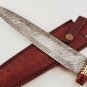 16" Inch Custom HandMade Forged Damascus Steel Hunting DAGGER Fixed Blade
