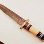 16" Inch Custom HandMade Forged Damascus Steel Hunting Knife Fixed Blade