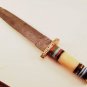 16" Inch Custom HandMade Forged Damascus Steel Hunting Knife Fixed Blade