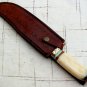 14" Inch Custom HandMade Forged Damascus Steel Hunting Knife Fixed Blade