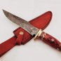 Coustom handmade Forged Damascus Steel Hunting knife 100% Handmade Damascus Steel