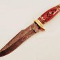 Coustom handmade Forged Damascus Steel Hunting knife 100% Handmade Damascus Steel