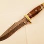 Coustom handmade Forged Damascus Steel Hunting knife 100% Handmade Damascus