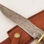 Coustom handmade Forged Damascus Steel Hunting knife 100% Handmade Damascus