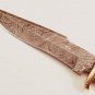 Custom handmade Forged Damascus Steel Hunting knife 100% Handmade Damascus Steel Handle Kow