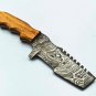 9.5'' Custom Hand Made Forged knife Hunter Knife Damascus Steel Knife Handle Koa