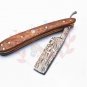 9.75" Handmade Damascus Folding Pocket Custom hand made Blade Straight Razor very sharp