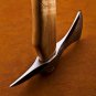 Custom Hand Made Forged D2 Steel Hunting Axe Fixed Blade Leather Handle Wood With Leather Sheath 120