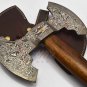 20"Hand Forged Handmade Damascus Steel Blade Knife| Hatchet| AXE Walnut Wood|