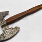 20"Hand Forged Handmade Damascus Steel Blade Knife| Hatchet| AXE Walnut Wood|