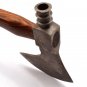 19"Hand Forged Handmade Damascus Steel Blade Knife| Hatchet| AXE walnut Wood| Integral
