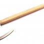 Custom Hand Made Forged D2 Steel Hunting Axe Fixed Blade Leather Handle Wood With Leather Sheath