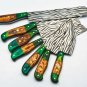 Chef Knife Set Vintage Knife Set Hand Forged J2 Steel Knives Handle Buffalo Bone,Olive Wood Mothers