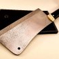 14 Inch Custom HandMade Hand Forged Damascus Steel Rain Drop Patren Chef Meat Cleaver Fixed