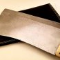 14 Inch Custom HandMade Hand Forged Damascus Steel Rain Drop Patren Chef Meat Cleaver Fixed