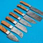 Damascus Chef Knife Vintage Knife Forged Steel Knife Perfect Gift Handcrafted Kitchen