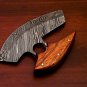Handmade Damascus Chef Kitchen Ulu Knife Making Custom 100% Handmade Damascus