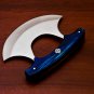 Handmade D2 Steel Chef Kitchen Ulu Knife Heavy Duty D2 Steel Comes With Leather Sheath