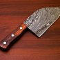 Handmade Damascus Steel Cleaver Chopper Chef Kitchen Knife Heavy Duty Damascus Steel Cleaver