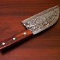 Handmade Damascus Steel Cleaver Chopper Chef Kitchen Knife Heavy Duty Damascus Steel Cleaver