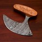 Handmade Damascus Chef Kitchen Ulu Knife Making Custom 100% Handmade Damascus
