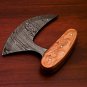 Handmade Damascus Chef Kitchen Ulu Knife Making Custom 100% Handmade Damascus