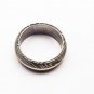 Damascus Steel Ring Band Brass Outer Liner Steel Shall Custom Width Handmade Damascus Ring Men