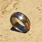 Damascus Steel Ring Band Copper Outer Liner Steel Shall Custom Width Handmade Damascus Ring