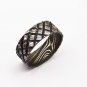 Damascus Steel Ring Band Custom Width Handmade Damascus Ring Men Wedding Ring Men