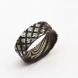 Damascus Steel Ring Band Custom Width Handmade Damascus Ring Men Wedding Ring Men